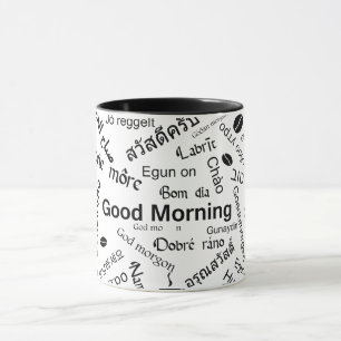 Mug Bonjour dans toutes les langues du monde