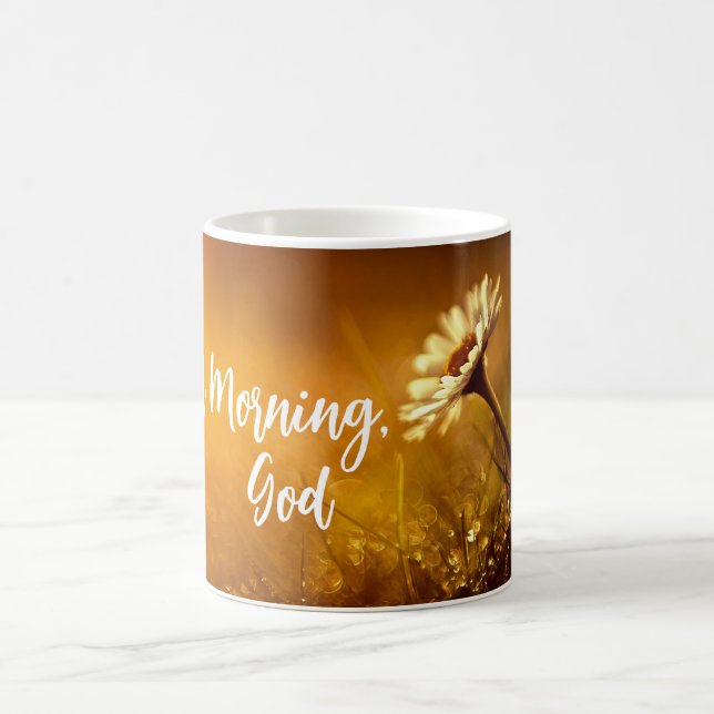 Mug Bonjour, Dieu avec Daisy (Centre)