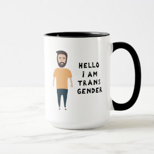 Mug Bonjour, je suis transgenre
