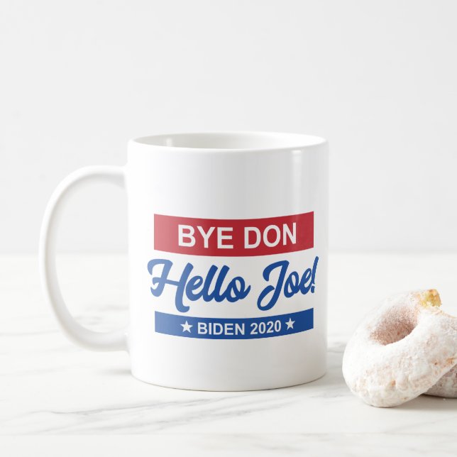 Mug Bonjour Joe Biden 2020 (Avec donut)