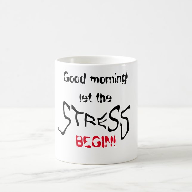 Mug Bonjour ! Laissez l'effort commencer ! (Centre)