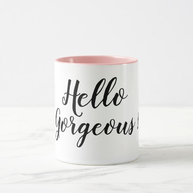 Mug Bonjour magnifique (Centre)