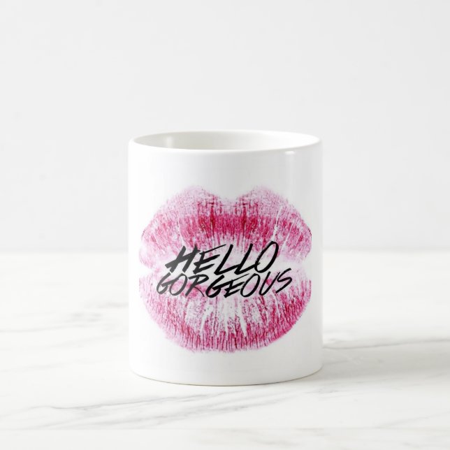 Mug Bonjour magnifique (Centre)