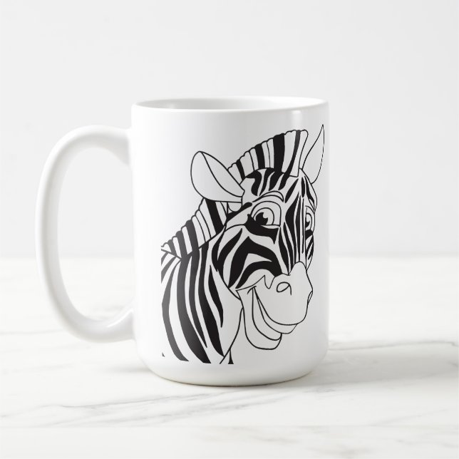 Mug Bonjour marquant avec des lettres le beaux noir et (Gauche)