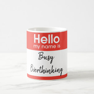 Mug Bonjour mon nom est fait sur commande
