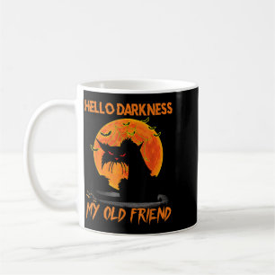 Mug Bonjour obscurité mon vieil ami Halloween chat noi