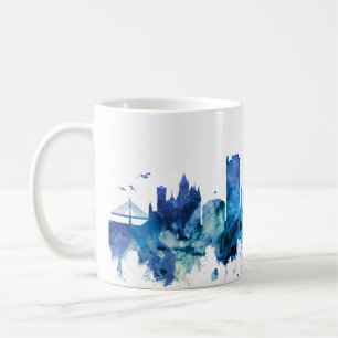 Mug Bonn Allemagne Skyline Blue