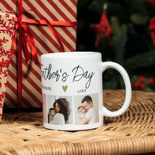 Mug Bonne 1ère Fête des pères En Grand-Père 5 Photo Co