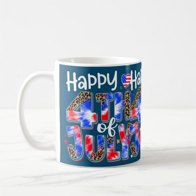 Mug Bonne Amérique patriotique 4 juillet célébrer (Gauche)