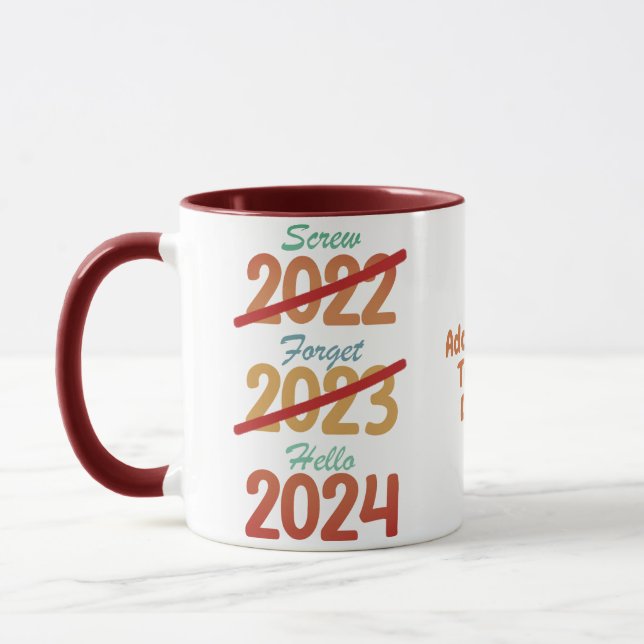 Mug Bonne année 2024 NYE 2024 New Years Party (Gauche)