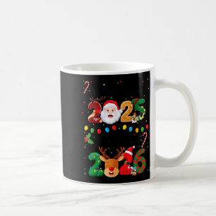 Mug Bonne année 2026 Au revoir 2025 Bonjour 2026 Homme
