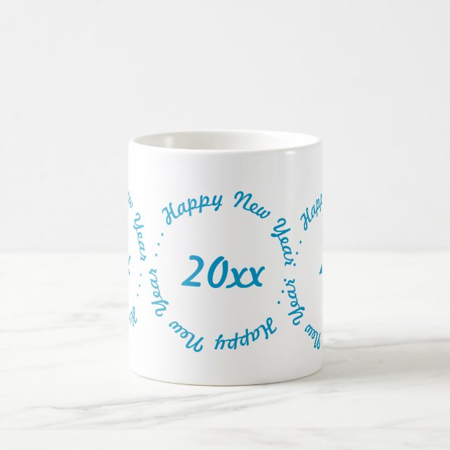 Mug - Bonne année avec date (Centre)
