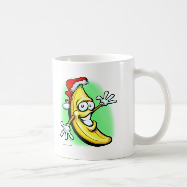 Mug Bonne année de banane de Joyeux Noël (Droite)
