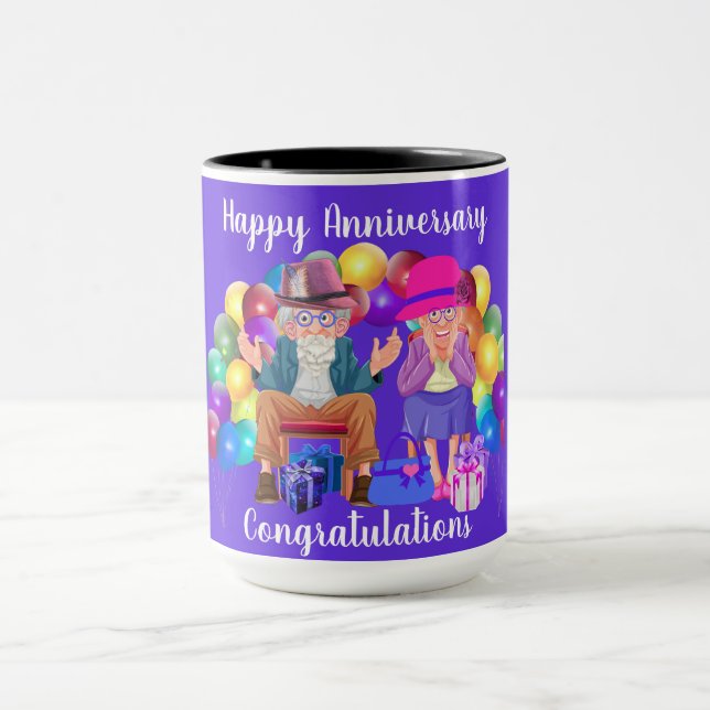 Mug Bonne Fête d'Anniversaire Félicitations (Centre)