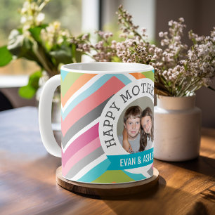 Mug Bonne fête des mères - Modèle photo personnalisé