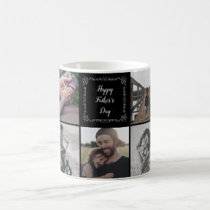 Mug Bonne Fête des pères Avec 9 Photos Personnalisées 