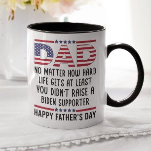 Mug Bonne Fête des pères, Cadeau Pour Papa, Trump Drôl