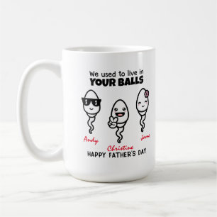 Mug Bonne Fête des pères de vos petits écureuils