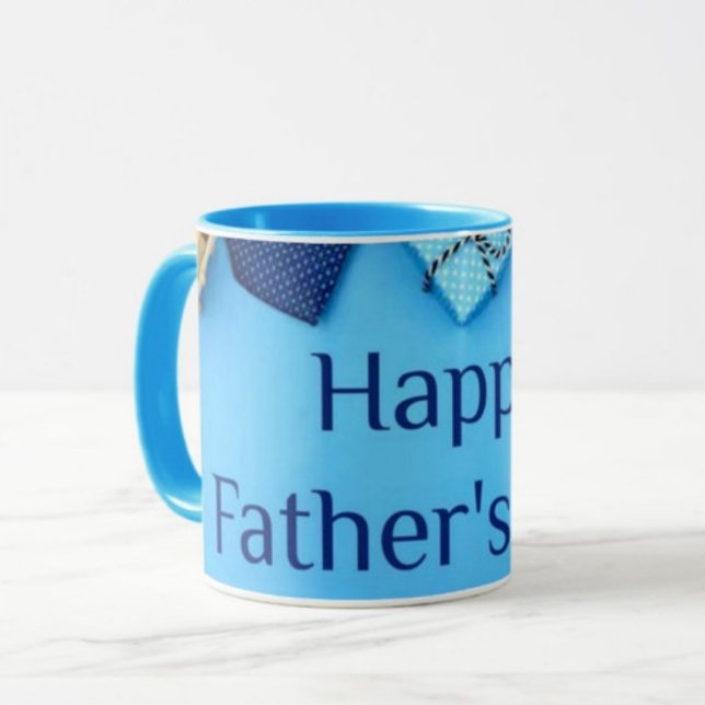 Mug Bonne Fête des pères Imprimée Moderne ciel bleu Mu (Créateur téléchargé)