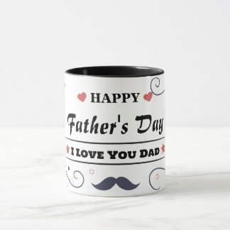 Mug Bonne fête des pères, je t'aime papa