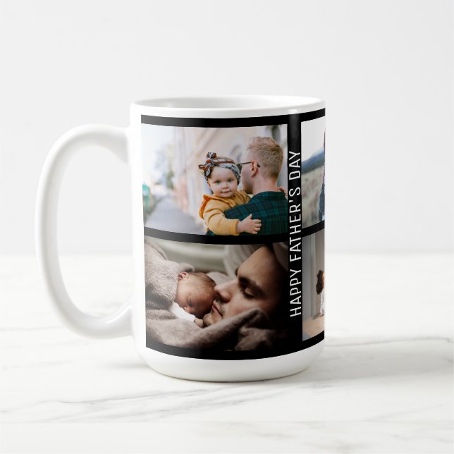 Mug Bonne Fête des pères meilleur père jamais 6 photo  (Gauche)