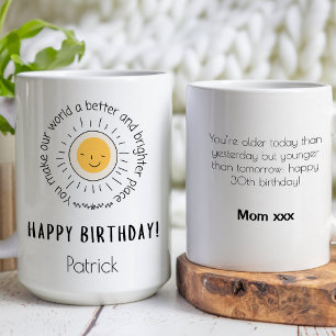 Mug Bonne fête du soleil d'anniversaire