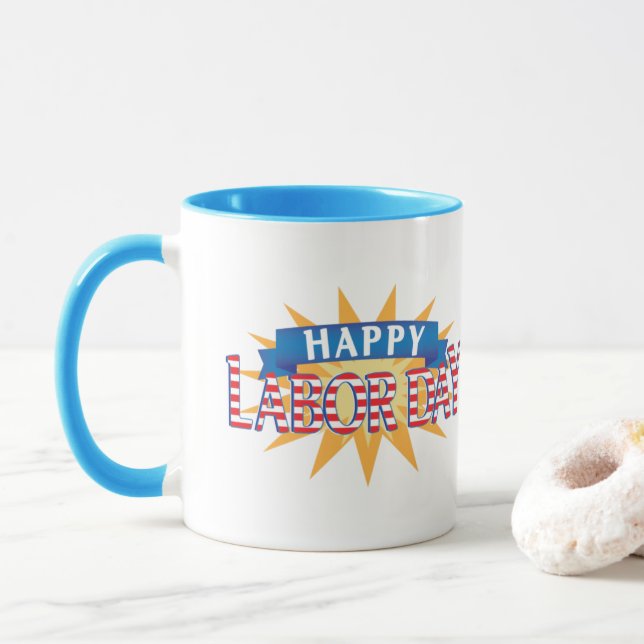 Mug Bonne fête du travail (Avec donut)
