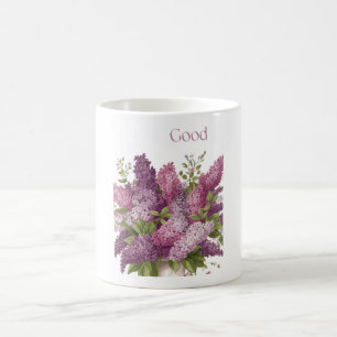 Mug Bonne Fleur de Lilas Esthétique Minimaliste