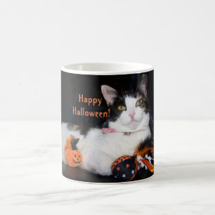 Mug Bonne Halloween Calico Cat