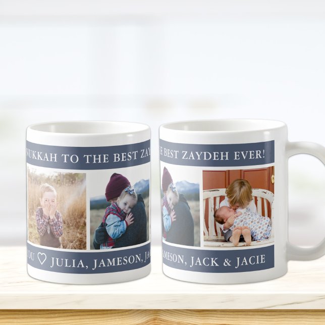 Mug Bonne Hanoukka Meilleure personnalisation Zaydeh (Créateur téléchargé)
