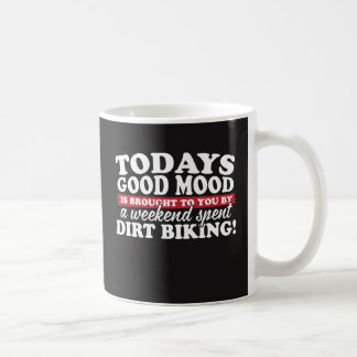 Mug Bonne humeur apportée par faire du vélo de saleté