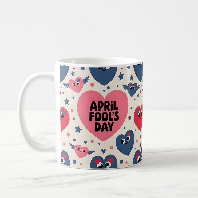 Mug Bonne idée cadeau April Fool's Day (Gauche)