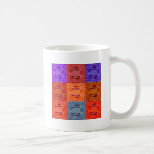 Mug Bonne journée et meilleur Night Pop Art Imprimer