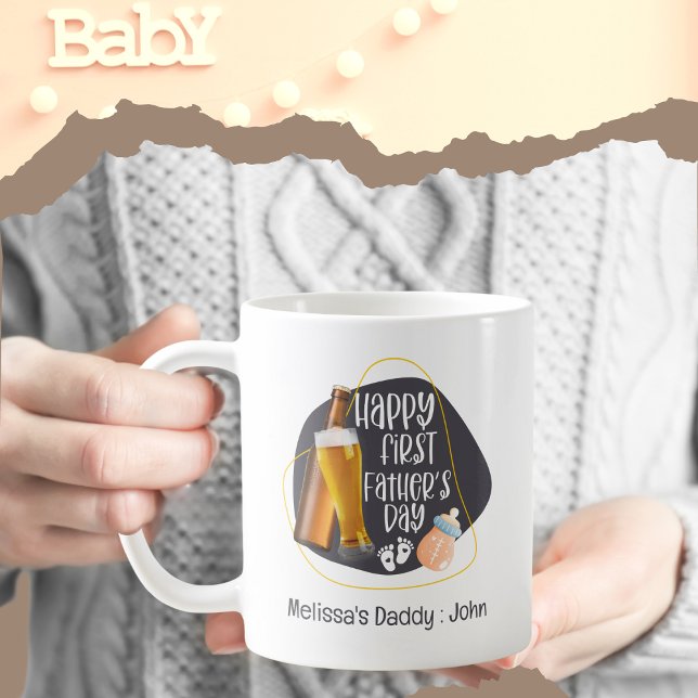 Mug Bonne première Fête des pères mignonne Jouer (Créateur téléchargé)