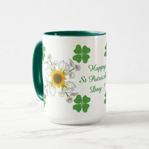 Mug Bonne Saint Patrick ! Clover avec Calla