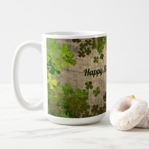 Mug Bonne Saint Patrick, shamrock irlandais