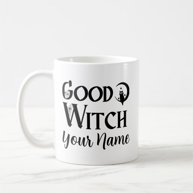 Mug Bonne sorcière en Halloween de Lune (Gauche)