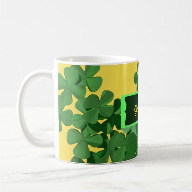 Mug Bonne St Patrick's Day et Bonne chance (Gauche)