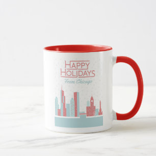 Mug Bonnes fêtes de Chicago