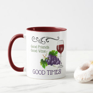 Mug Bons amis, bon vin