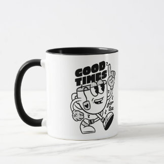 Mug Bons moments pour le thé | Thé Rétro Minimaliste
