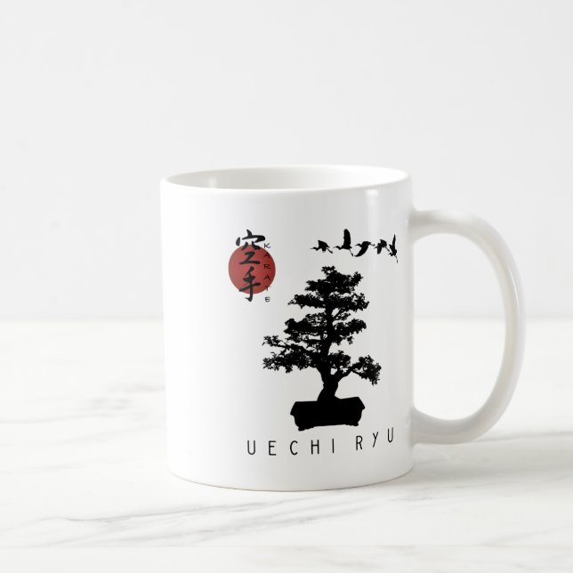 Mug Bonsai Tree Karate Design - instructeurs Uechi Ryu (Droite)