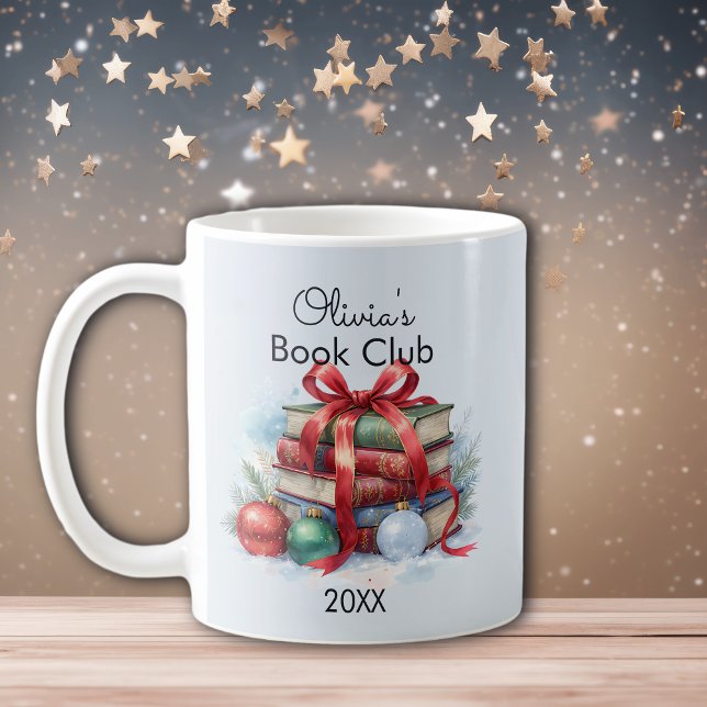 Mug Book Club Noël personnalisé (Créateur téléchargé)