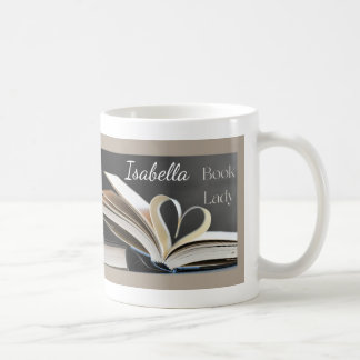 Mug Book Lady, Personalzed Reading Hobby Gift for Her