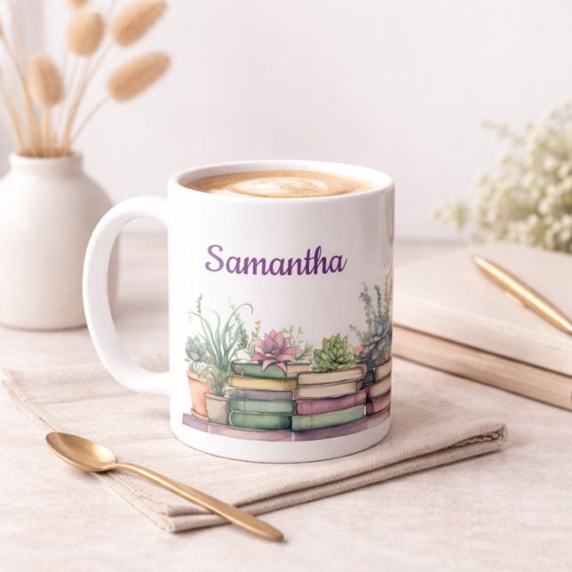 Mug Book Lover Gift Reading Nook Personalized (Créateur téléchargé)