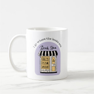 Mug Book Lover I Go Où sont les livres