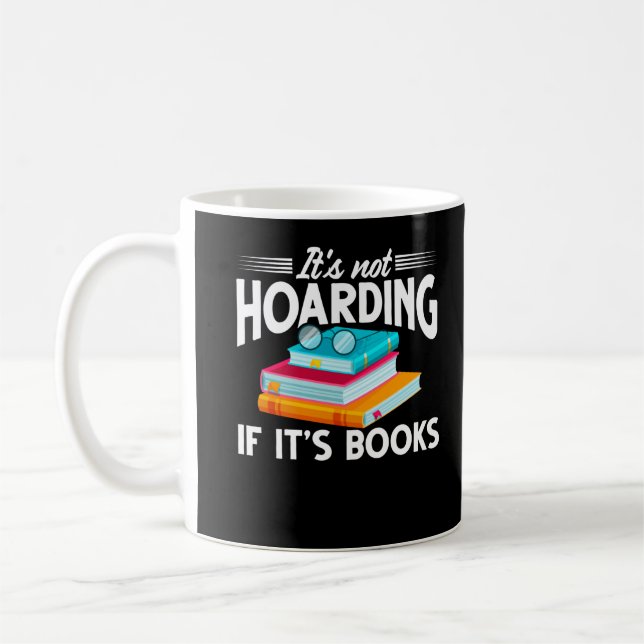 Mug Book Reader Humour Funny Bookworm Plaisanterie (Gauche)