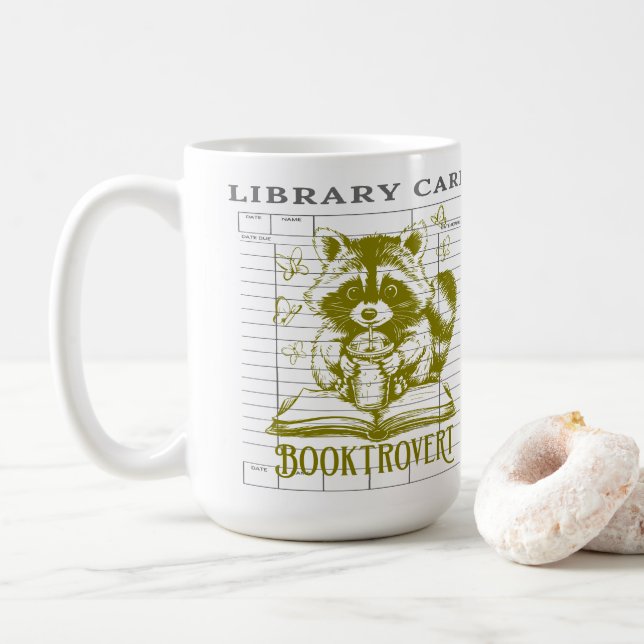 Mug Bookish Bookshelf Est. 20XX (Avec donut)