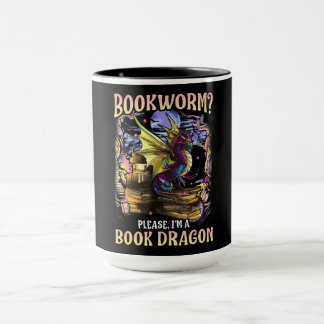 Mug bookworm, s'il vous plaît, je m'occupe d'un dragon