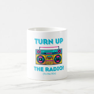 mug boombox inspiré des années 80 nostalgiques
